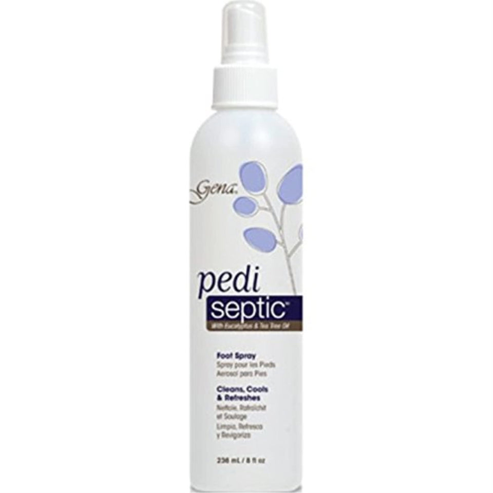 Gena Pedi-Septic front bottle showing label and 8 oz size for quick identification