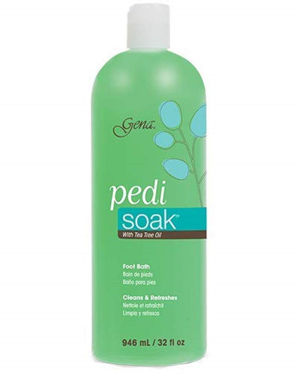 Gena front label showing 32 oz bottle and clear usage benefit