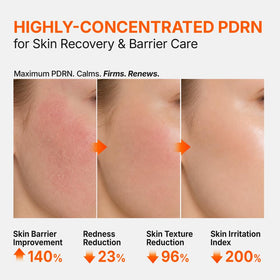 Genabelle ampoule ingredient label showing PDRN and actives for skin barrier support