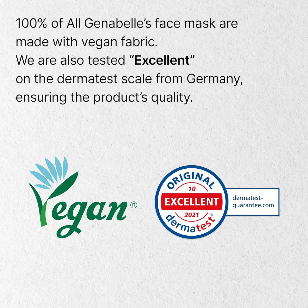 Genabelle ingredient layout featuring salmon PDRN and peptide complex visuals