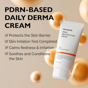Genabelle jar open with visible product inside, brand nourishing moisturizer benefit