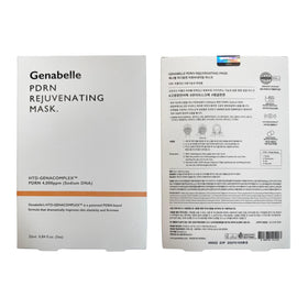 Genabelle sheet mask staged in bathroom setting for at-home self-care ritual