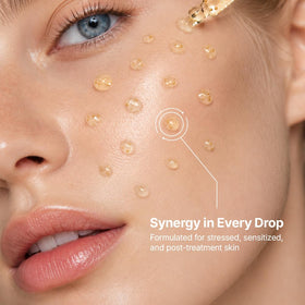 Genabelle ampoule staged in bathroom routine for daily layering benefit
