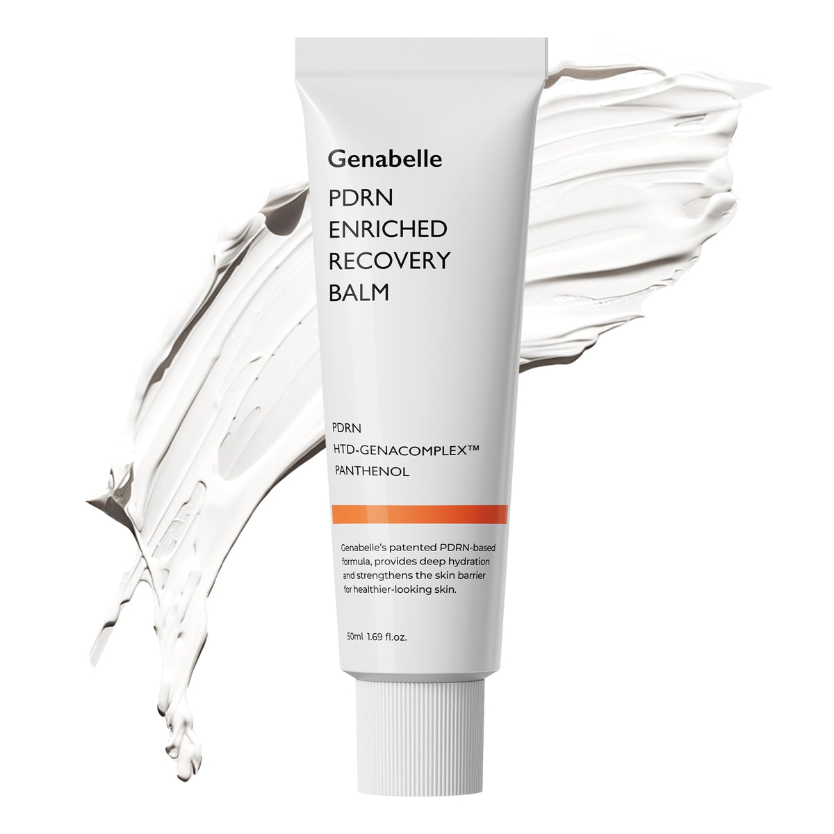 Genabelle recovery balm front jar showing packaging and soothing repair benefits