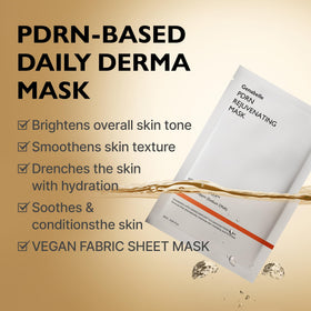 Genabelle close-up of vegan 3D embossed sheet texture for better serum absorption
