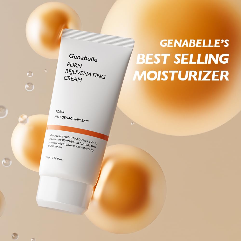 Genabelle cream texture close-up showing smooth emollient, brand fast-absorbing benefit