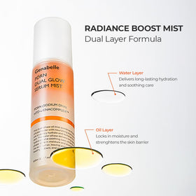 Genabelle texture droplet highlighting serum consistency and hydration boost
