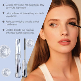 Generic 2026 mascara applying to lashes demonstrating instant lift and curl benefit
