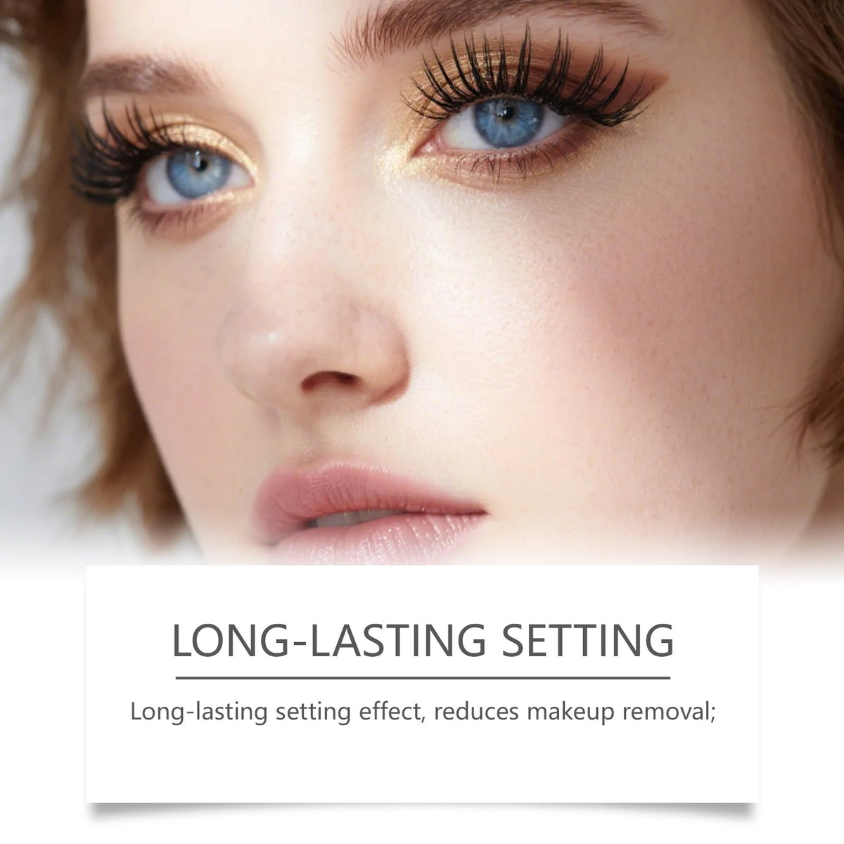 Generic 2026 mascara removal with warm water showing easy gentle removal benefit