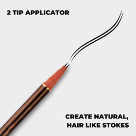 Generic pen tip close-up revealing ultra-fine nib for hair-like strokes and crisp definition