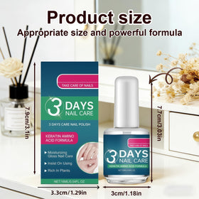 Generic 3 Days Nail Care Oil tucked in a handbag showing portable nail care convenience