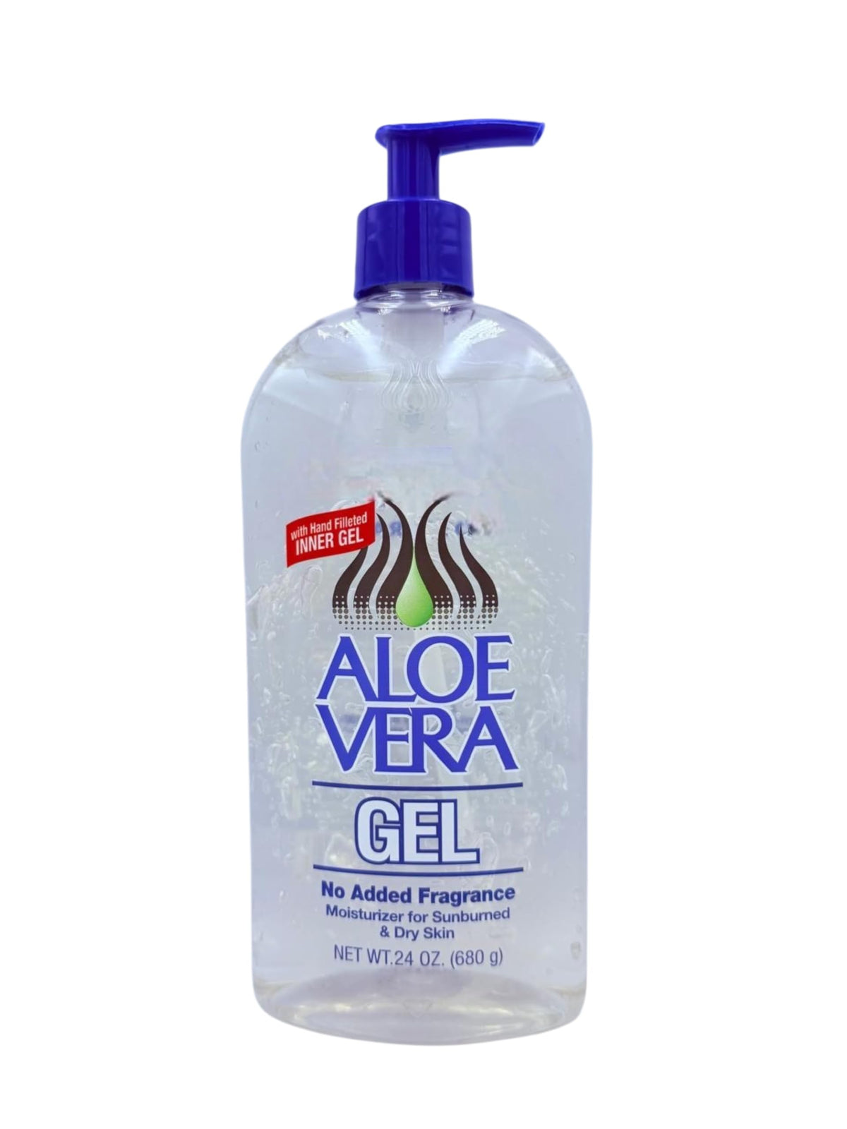 Generic aloe close-up gel texture demonstrating lightweight, non-greasy absorption