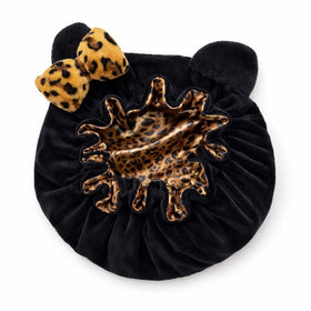 Generic plush ear detail close-up highlighting soft texture and cute design