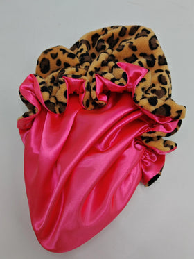 Generic bonnet held in hand showing size and roomy interior benefit