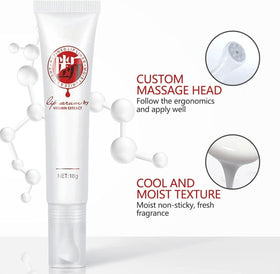 Generic clear view of label and cap detail highlighting ingredients and safety