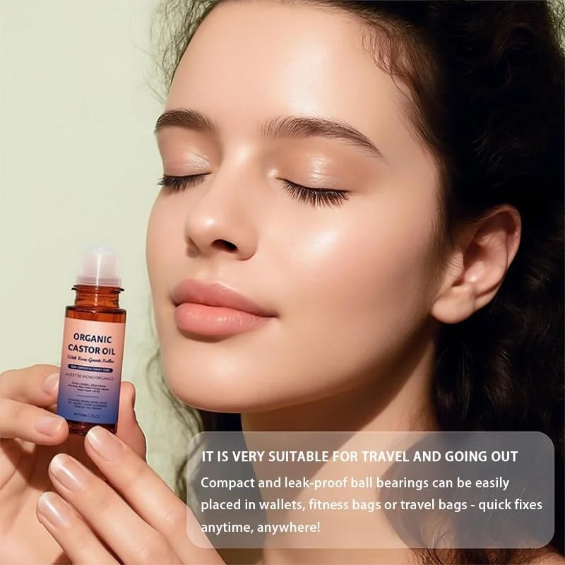 Generic ingredients label close-up showing organic, cold-pressed castor oil benefits