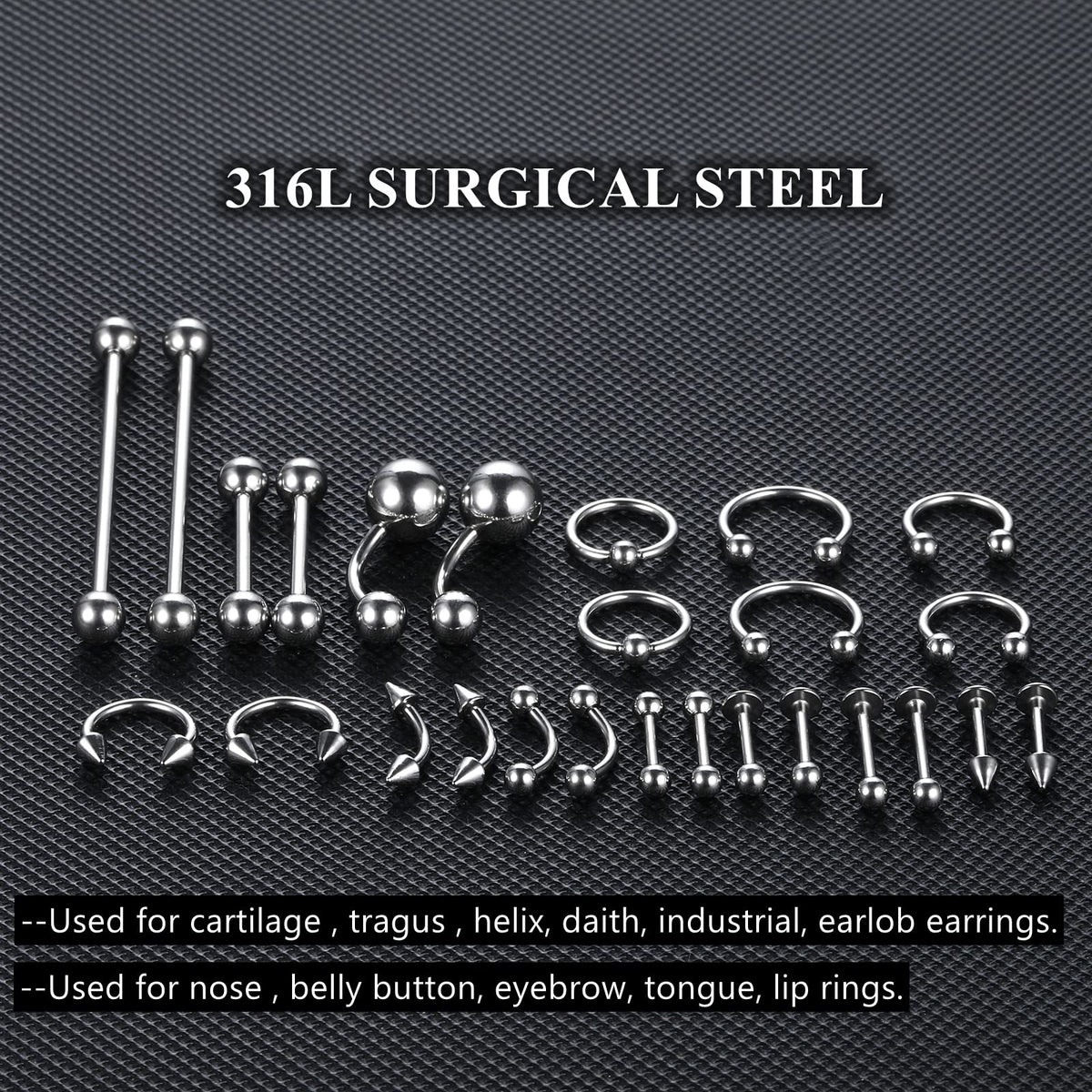 Generic detail of disposable clamps and alcohol pads, brand helps stabilize and clean