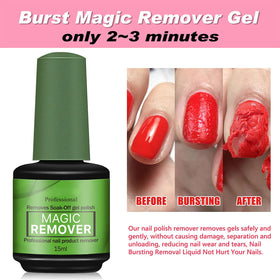 Generic close-up of brush applicator applying remover, precise application benefit