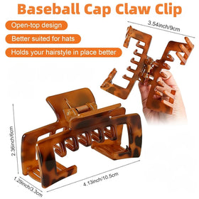 Generic close-up of hollow tooth channel aligning with cap strap, Generic fit prevents pressure