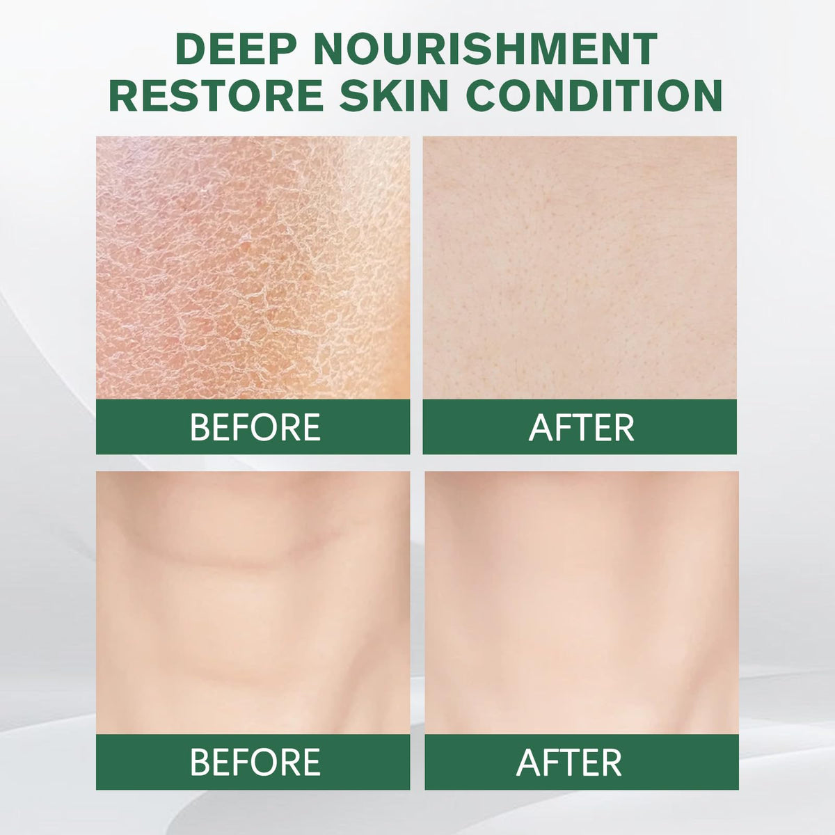 Oil spreading on hand to show Generic collagen fast-absorbing, non-greasy finish