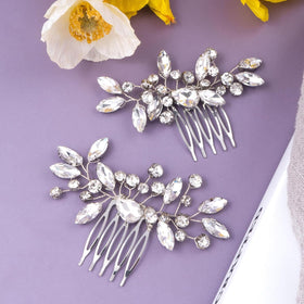 Generic comb teeth detail highlighting metal prongs for secure hold