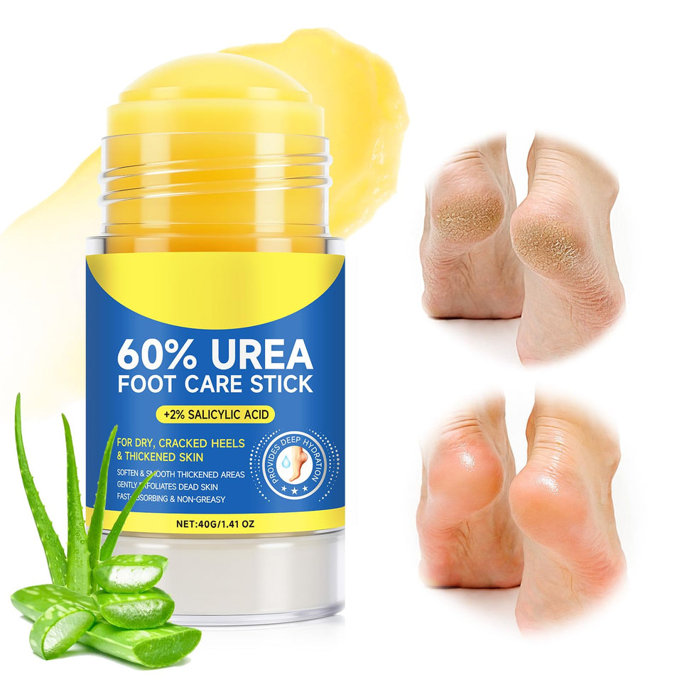 Generic 60% urea foot stick front packaging showing product name and benefit