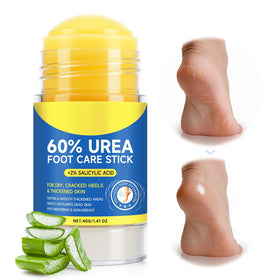 Generic brand foot stick front packaging showing clear benefits and strength