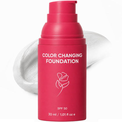 Generic front bottle view showing sleek foundation packaging and convenient pump