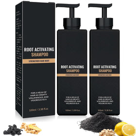 Generic front packaging of 2-pack promoting daily scalp support and reduced shedding