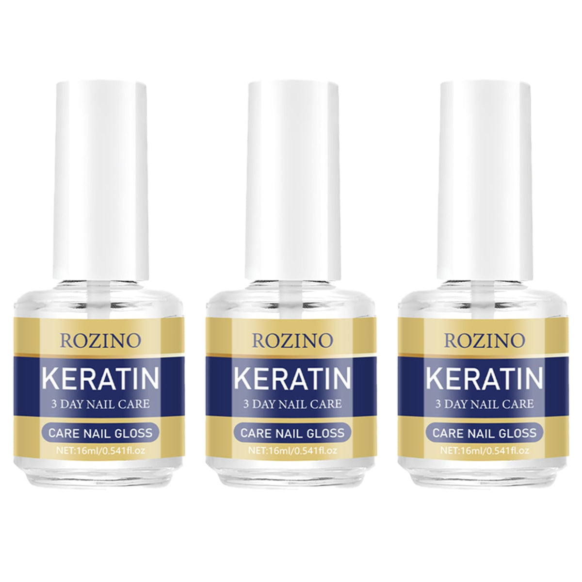 Generic front view of three 16ml bottles showing compact packaging and set value