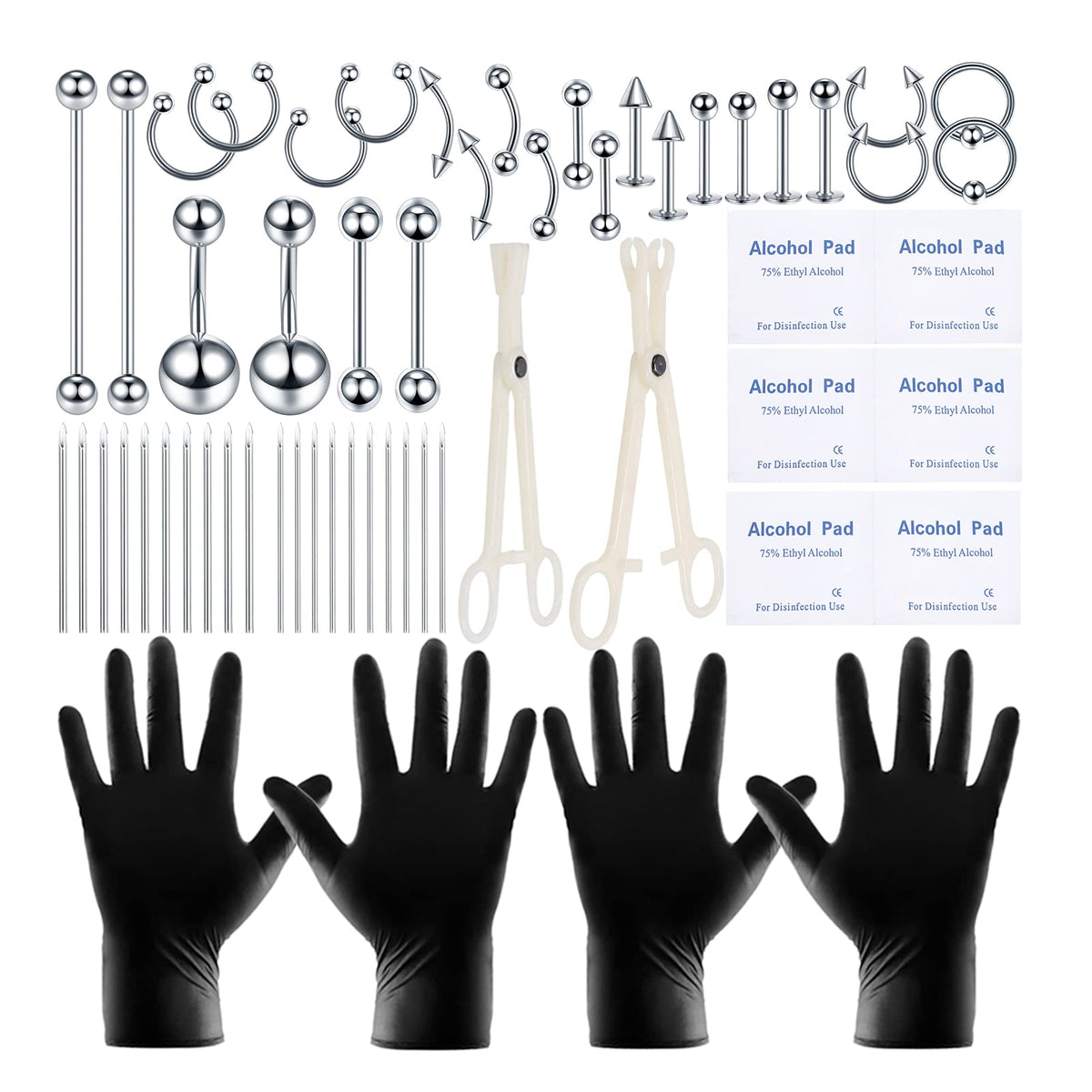 Generic kit front packaging showing contents and brand, convenient all-in-one supply