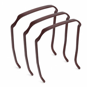 Generic front packaging of three headbands showing colors and contents for easy selection
