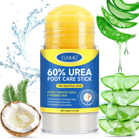 Generic 60% urea stick front packaging showing product and size, brand softens calluses