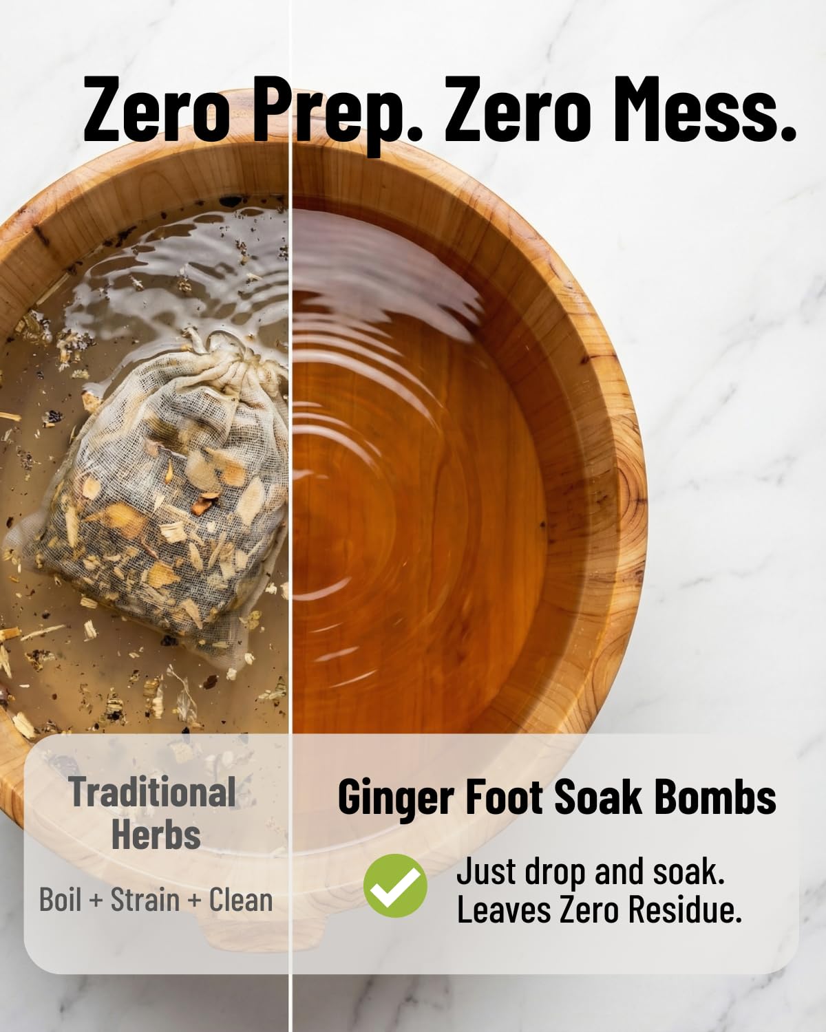 Generic relaxed feet after soak illustrating reduced tension and comfort