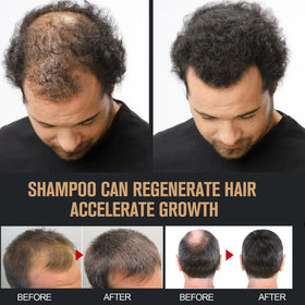 Generic hair after use lifestyle shot showing shinier, fuller-looking hair