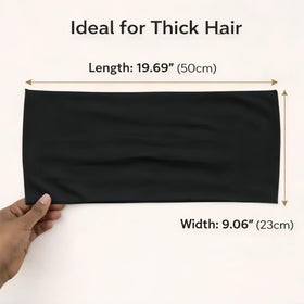 Generic brand sleep use demonstrating crown support to preserve curl lift