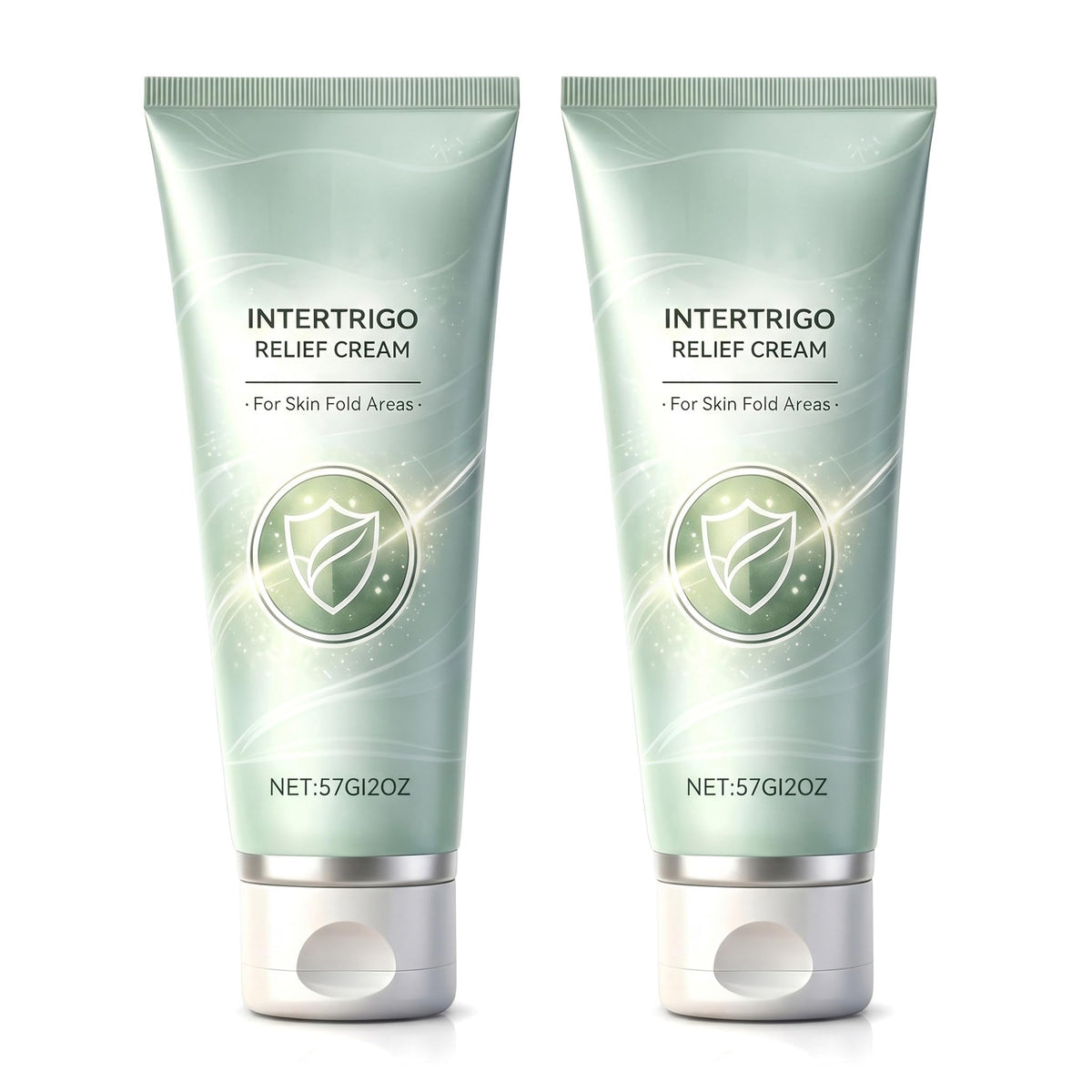 Generic Intertrigo Cream front packaging showing product and quick use benefit