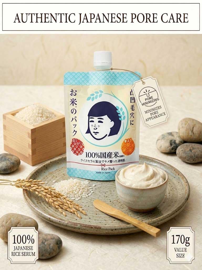 Generic rice face cream mask application in use demonstrating easy five-minute care