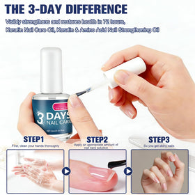 Generic three bottles display emphasizing value pack and consistent daily care benefit