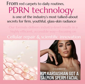 Generic flatlay of Salmon PDRN, collagen and peptides ingredients
