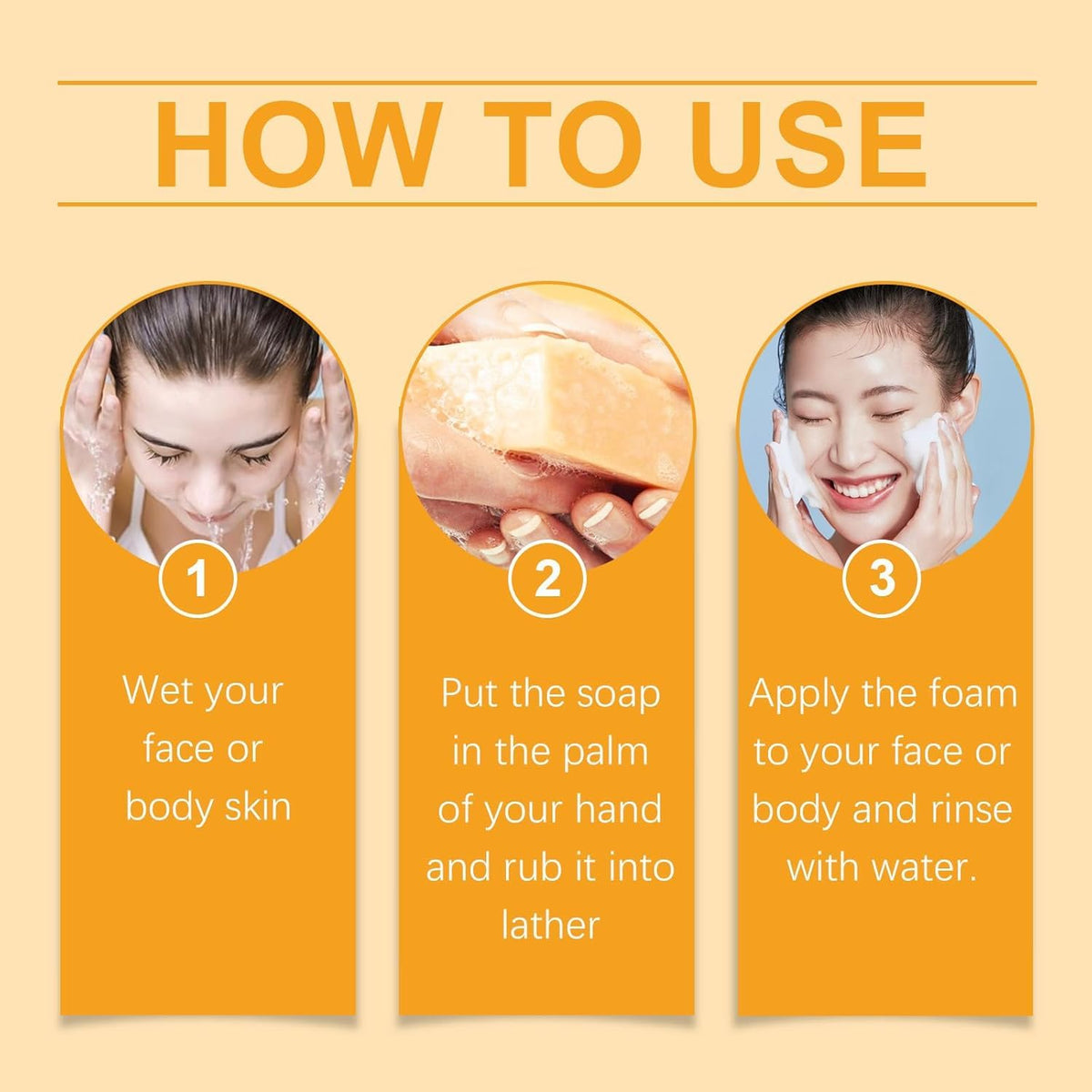 Generic brand soap used in shower scene, illustrates full-body cleansing benefit