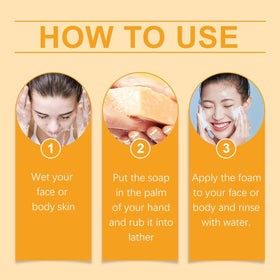 Generic brand soap used in shower scene, illustrates full-body cleansing benefit