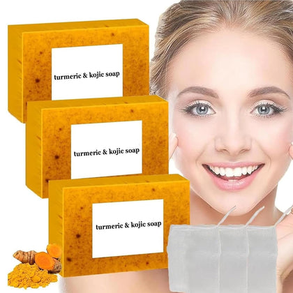 Generic brand front packaging showing three bars and nets, highlights value