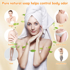 Generic brand smooth soap side lathering, creates moisturizing foam