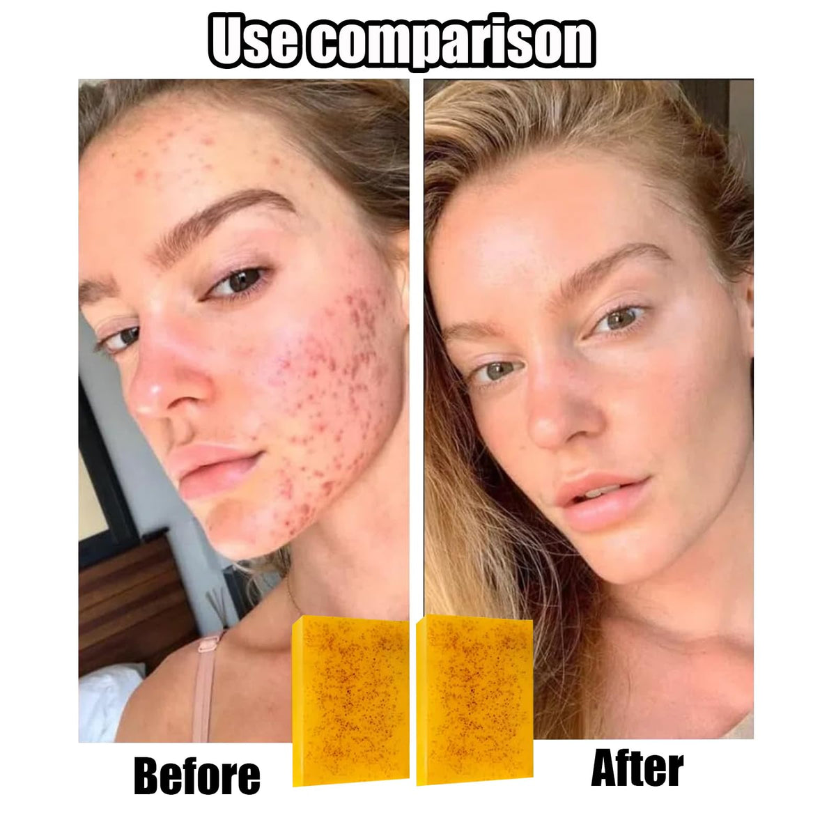 Generic brand close-up of textured exfoliating side, reveals fine particles