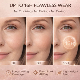 Generic lifestyle bag-ready image showing foundation convenience for on-the-go touchups