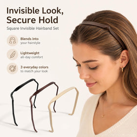 Generic lifestyle shot of woman wearing headband outdoors showing secure all-day wear