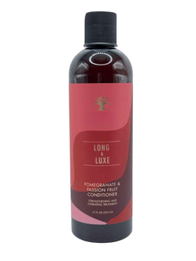 Generic Long & Luxe conditioner cream spread on palm showing detangling, smoothing benefit