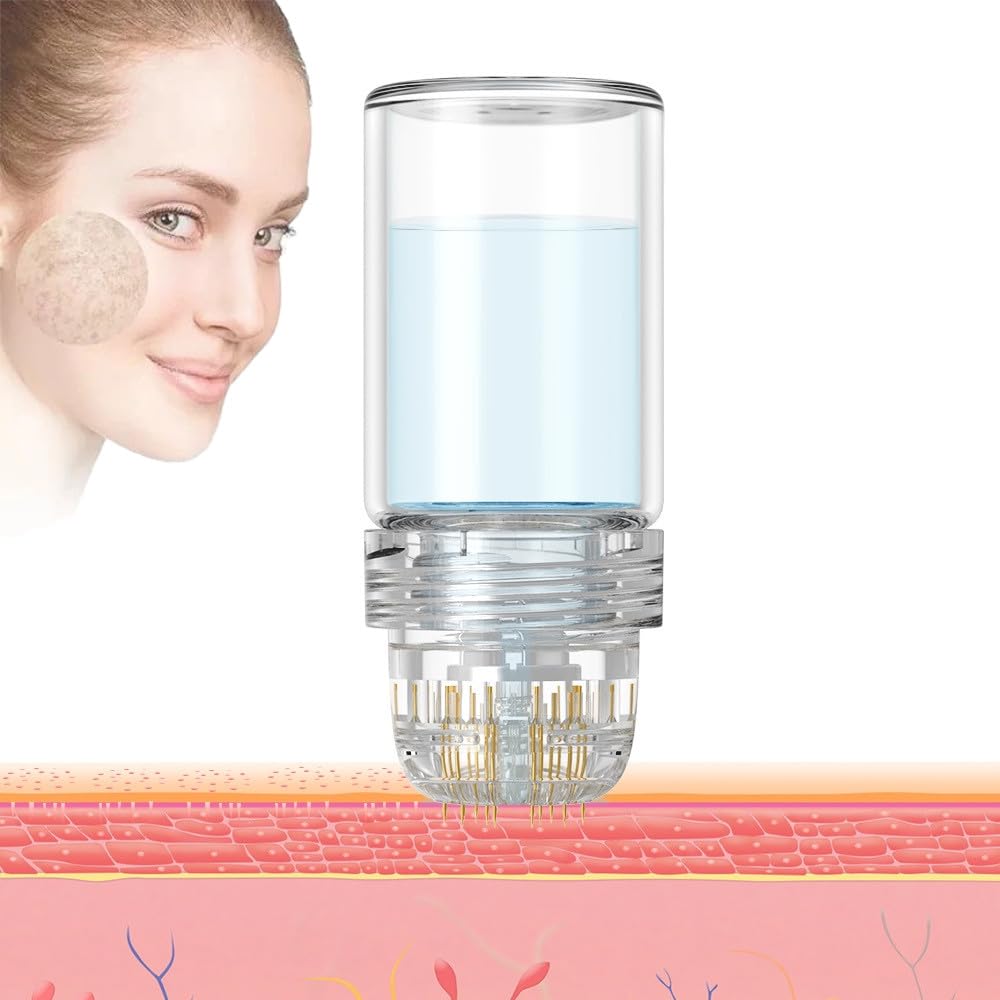 Generic micro infusion in use on face demonstrating targeted application and convenience