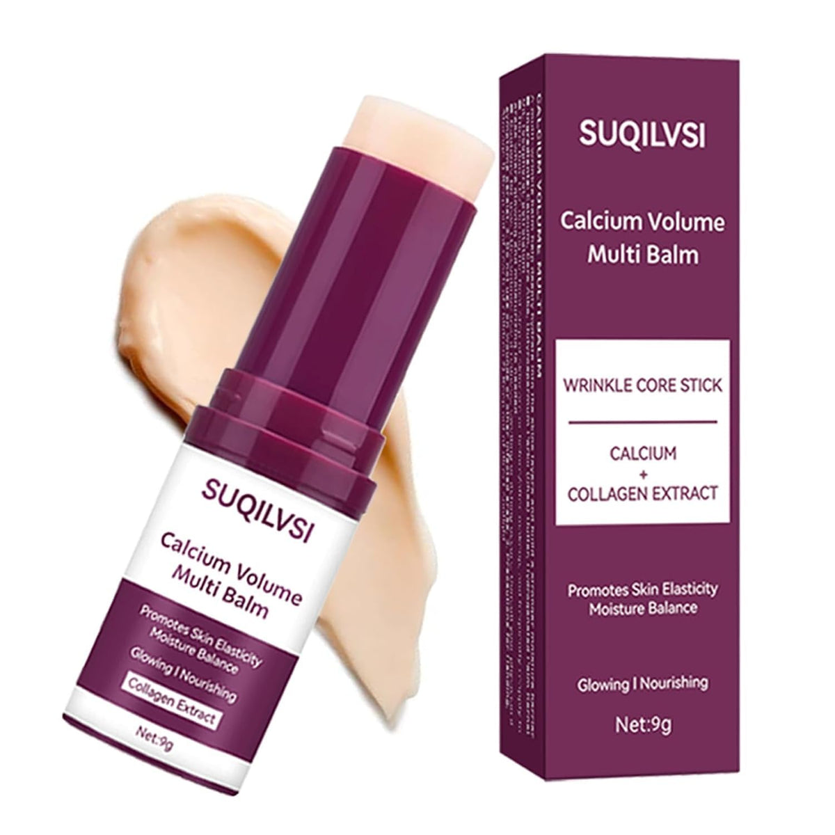 Generic moisturizing stick front packaging showing compact travel-ready benefit